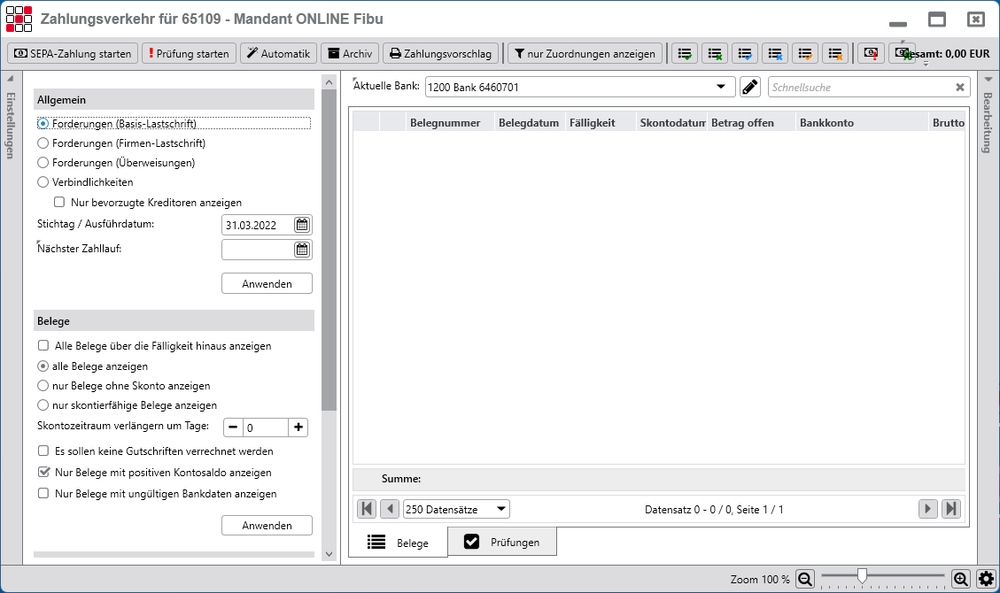 Onlinel�sung f�r Unternehmen - Rechnungswesen - Onlinezahlungsverkehr - Fernzugriff