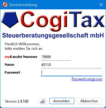 Onlinel�sung f�r Unternehmen - Rechnungswesen - Fernzugriff - hmd.aspclient - Einwahl