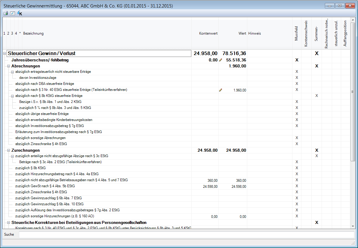 Rechnungswesen f�r Unternehmen - Rechnungswesen - Jahresabschluss - Sonderbilanz - Erg�nzungsbilanz - Steuerliche - Gewinnermittlung