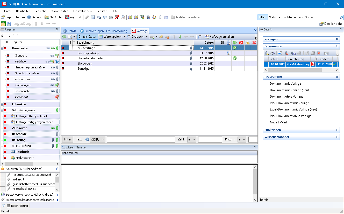 Prozessmanagement f�r Unternehmen - Verwaltung - Prozesse  - Vertr�ge