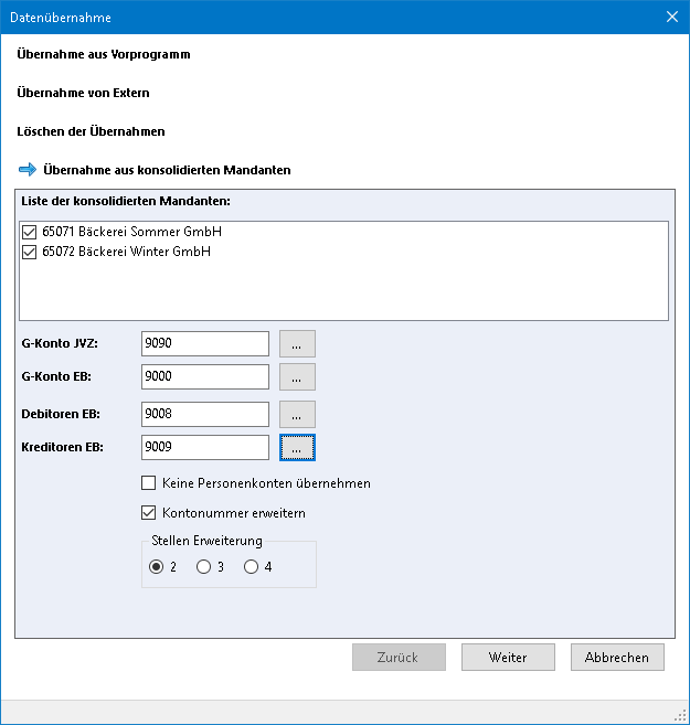 Rechnungswesen f�r Unternehmen - Rechnungswesen - Jahresabschluss - Konsolidierung - Daten�bernahme 