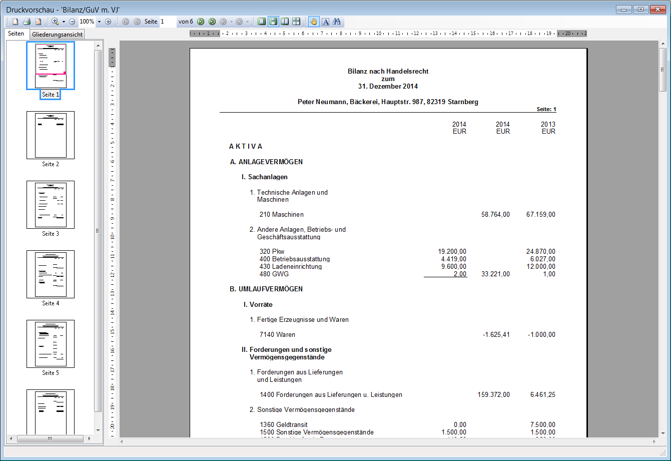 Rechnungswesen für Unternehmen - Rechnungswesen - Jahresabschluss - Auswertungen - Bilanz - GuV